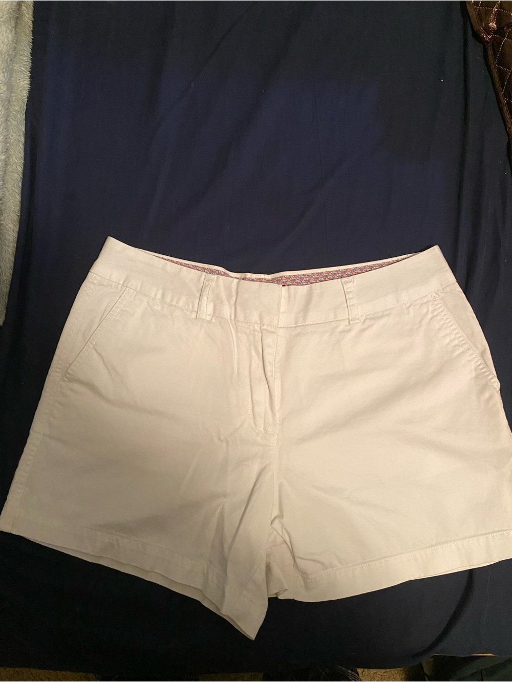Vineyard Vines Cream Cotton Chino Shorts